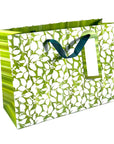 Bolsa de Regalo L - Flores Verdes