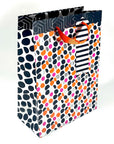 Bolsa de Regalo L - Dots Naranjo/Pink (con Folia Met.)