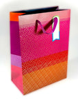 Bolsa de Regalo L - Geométrico Rosado (con Folia Met.)