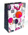 Bolsa de Regalo L - HBDay Naranjo/Pink (con Folia Met.)