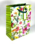 Bolsa de Regalo L - Pixels Verde/Rosado