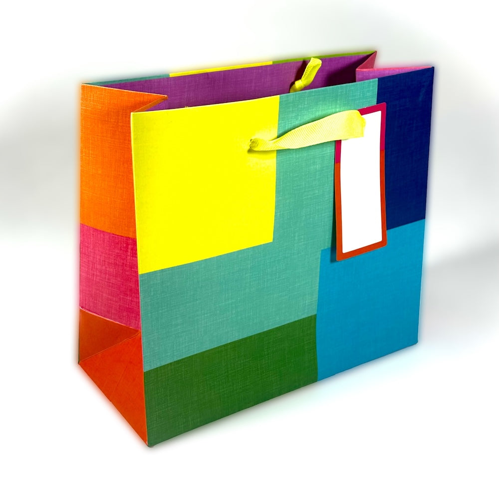 Bolsa de Regalo M - Geométrico Verde