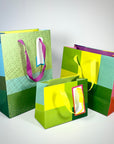 Bolsa de Regalo M - Geométrico Verde