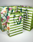 Bolsa de Regalo M - Lineas Verdes