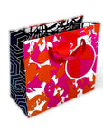 Bolsa de Regalo S - Hojas Naranjo/Pink (con Folia Met.)