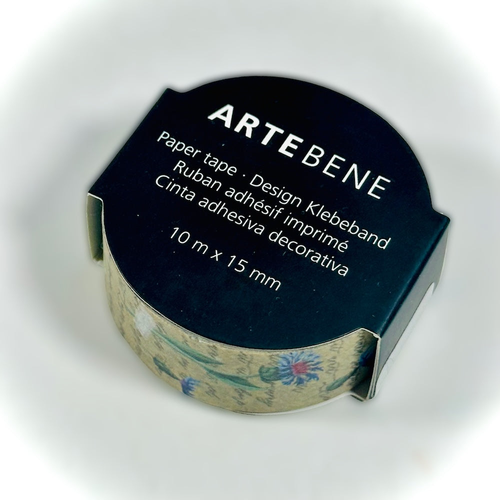 Washi Tape - Kraft Flores Moradas