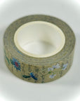 Washi Tape - Kraft Flores Moradas