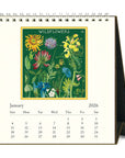 Calendario Escritorio 2026 - Wildflowers