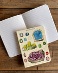 Libreta Pocket "Minerales" - Composición
