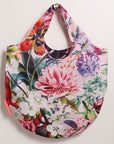 Bolsa Tela Fashion Redonda - Saludo Floral Rosa