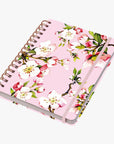 Libreta Anillada Tapa Dura (Puntos) - Cerezos Rosados