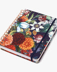 Libreta Anillada Tapa Dura (Puntos) - Dahlias