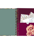 Libreta Anillada Tapa Dura (Puntos) - Flor de la Pasion