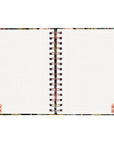 Libreta Anillada Tapa Dura (Puntos) - Flor de la Pasion