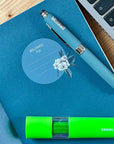 Libreta Softcover PU A5 (Puntos) - Iris Celeste