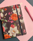 Libreta Tapa Blanda A5 (Puntos) - Crisantemos