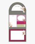 Set Notas Adhesivas - Magnolias