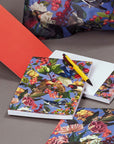 Taco Notas A5 - Pajaro Berry Azul