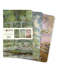 Set 3 Libretas Pocket - Claude Monet