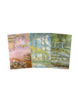 Set 3 Libretas Pocket - Claude Monet
