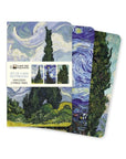 Set 3 Libretas Pocket - Van Gogh Cypresses