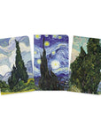 Set 3 Libretas Pocket - Van Gogh Cypresses
