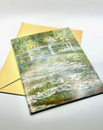Tarjeta - Monet Bridge over a Pond of W. Lilies