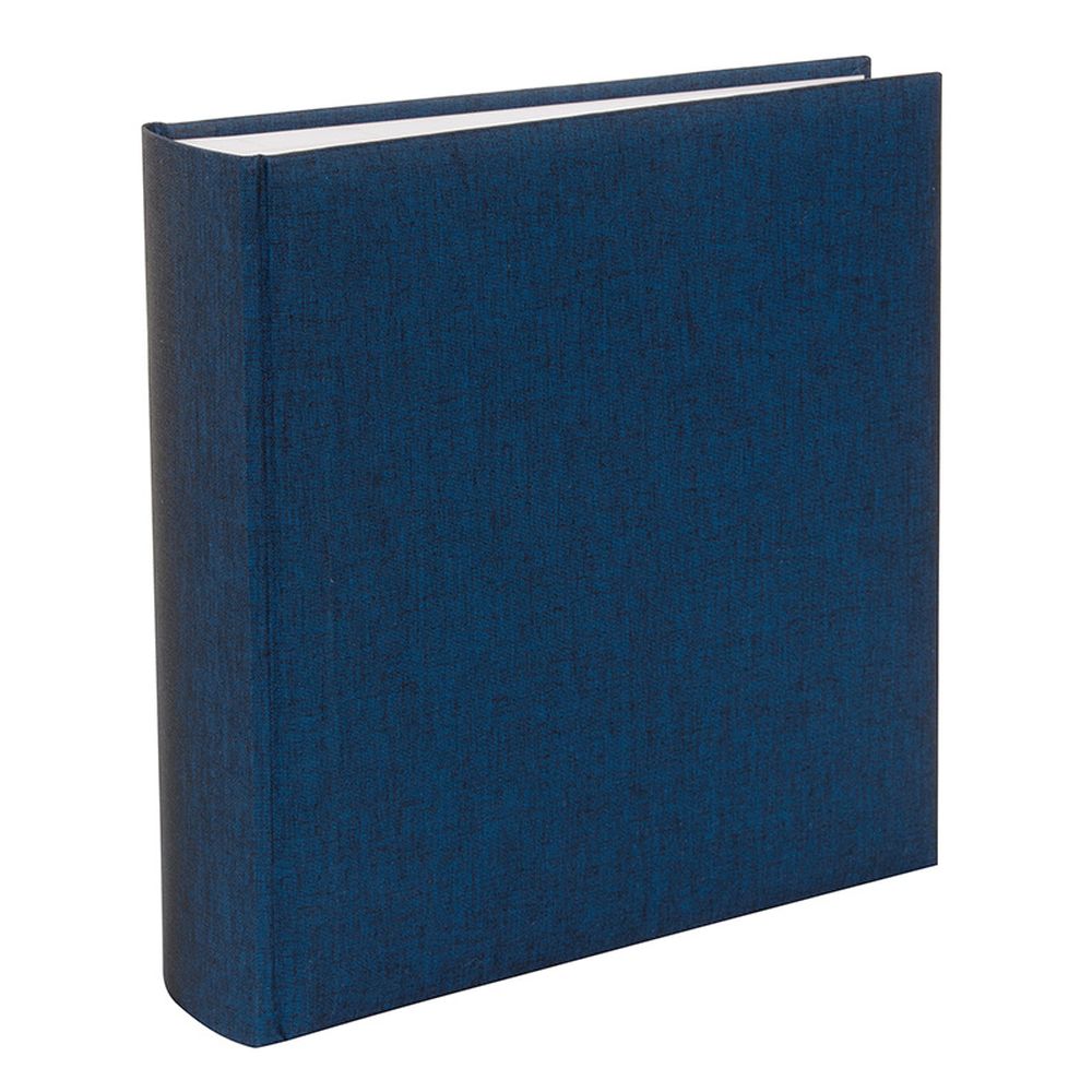 Album Cuadrado Hojas Blancas - Azul Oscuro