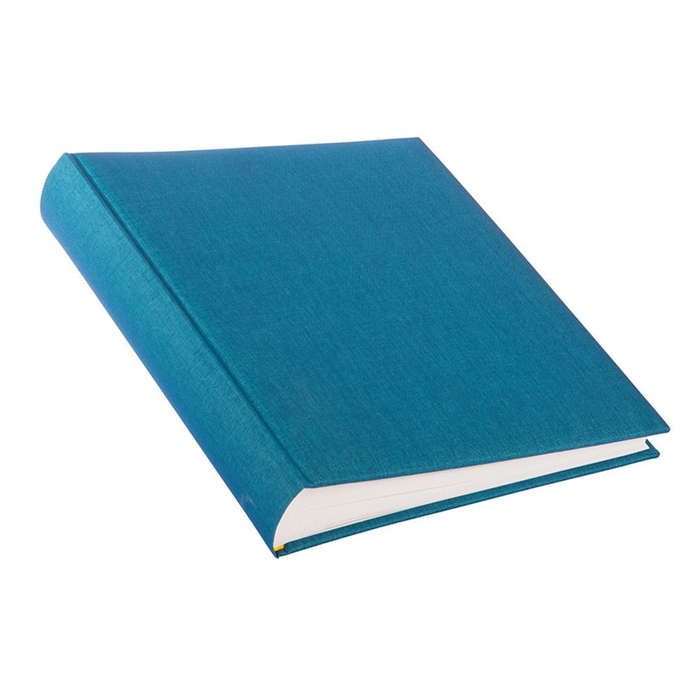 Album Cuadrado Hojas Blancas - Azul Piedra