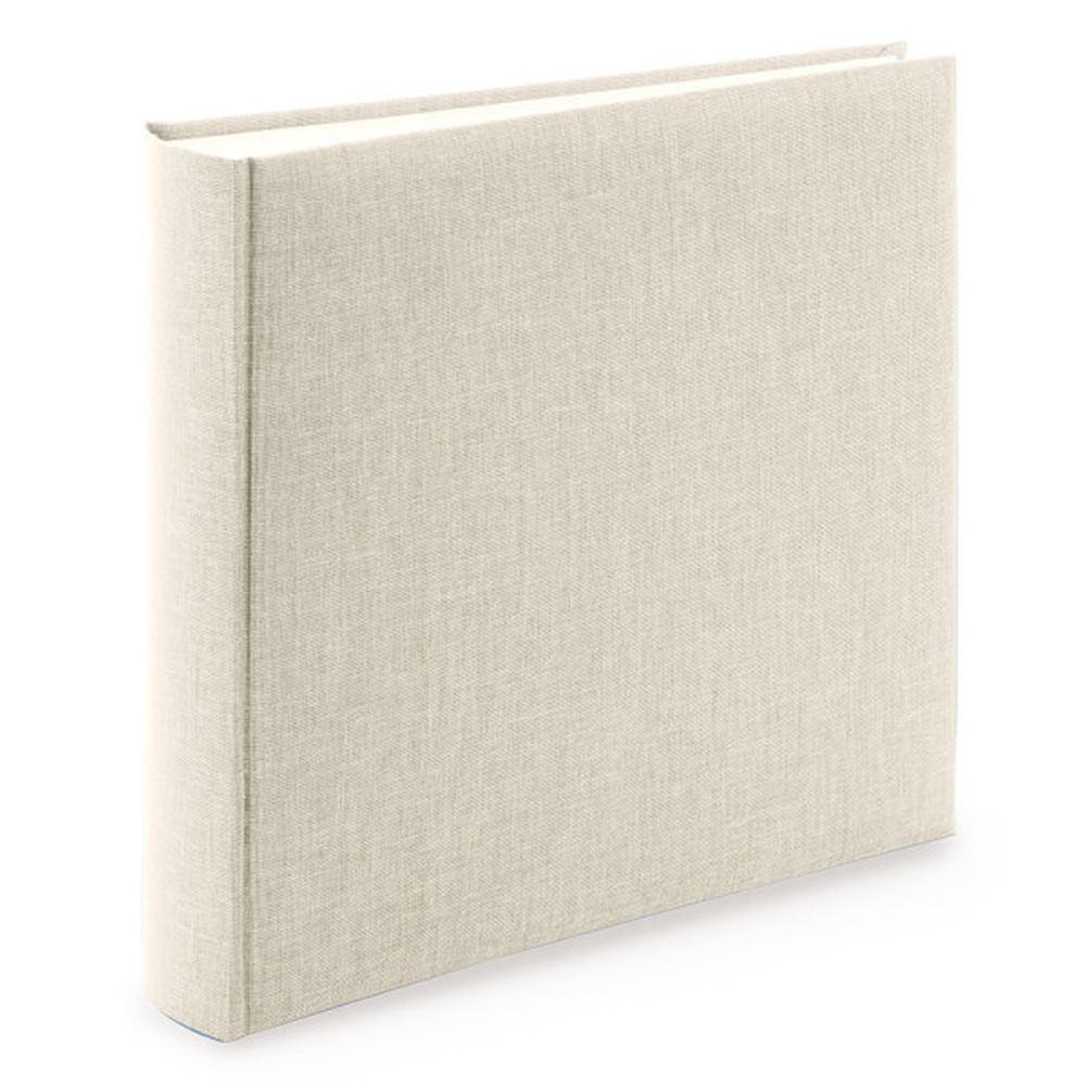 Album Cuadrado Hojas Blancas - Crudo Beige