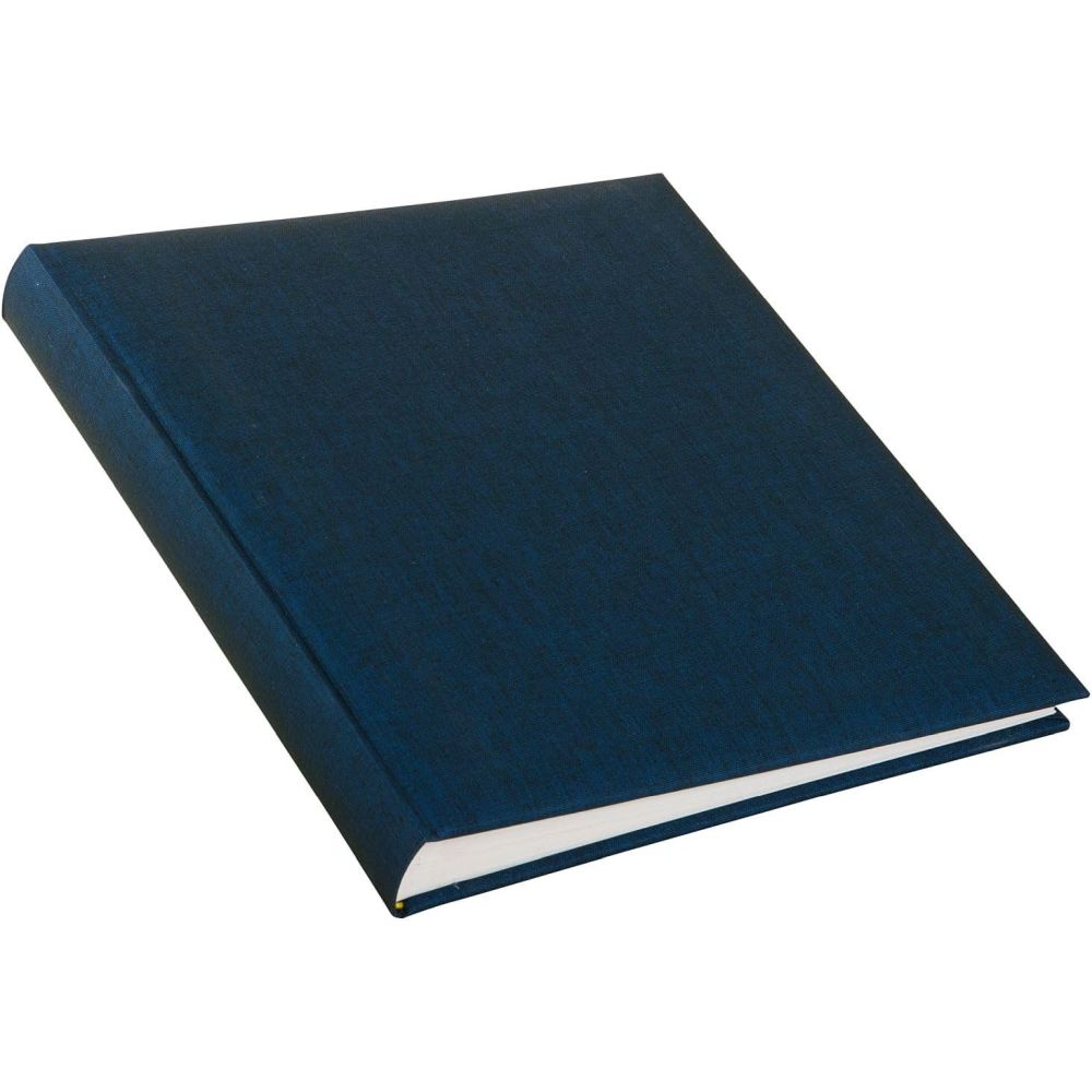 Album Cuadrado Hojas Blancas - Azul Oscuro