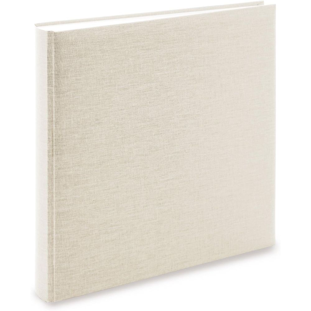 Album Cuadrado Hojas Blancas - Crudo Beige
