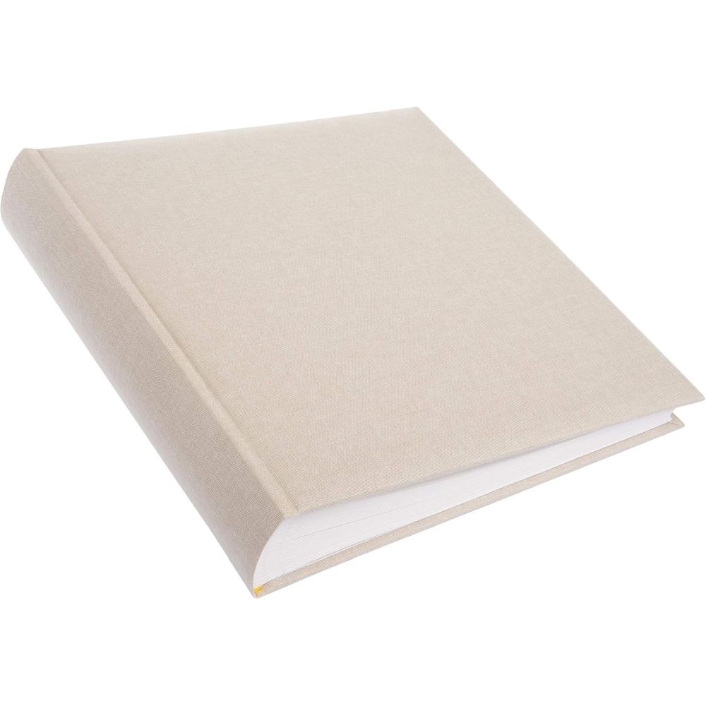 Album Cuadrado Hojas Blancas - Crudo Beige