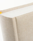 Album Cuadrado Hojas Blancas - Crudo Beige