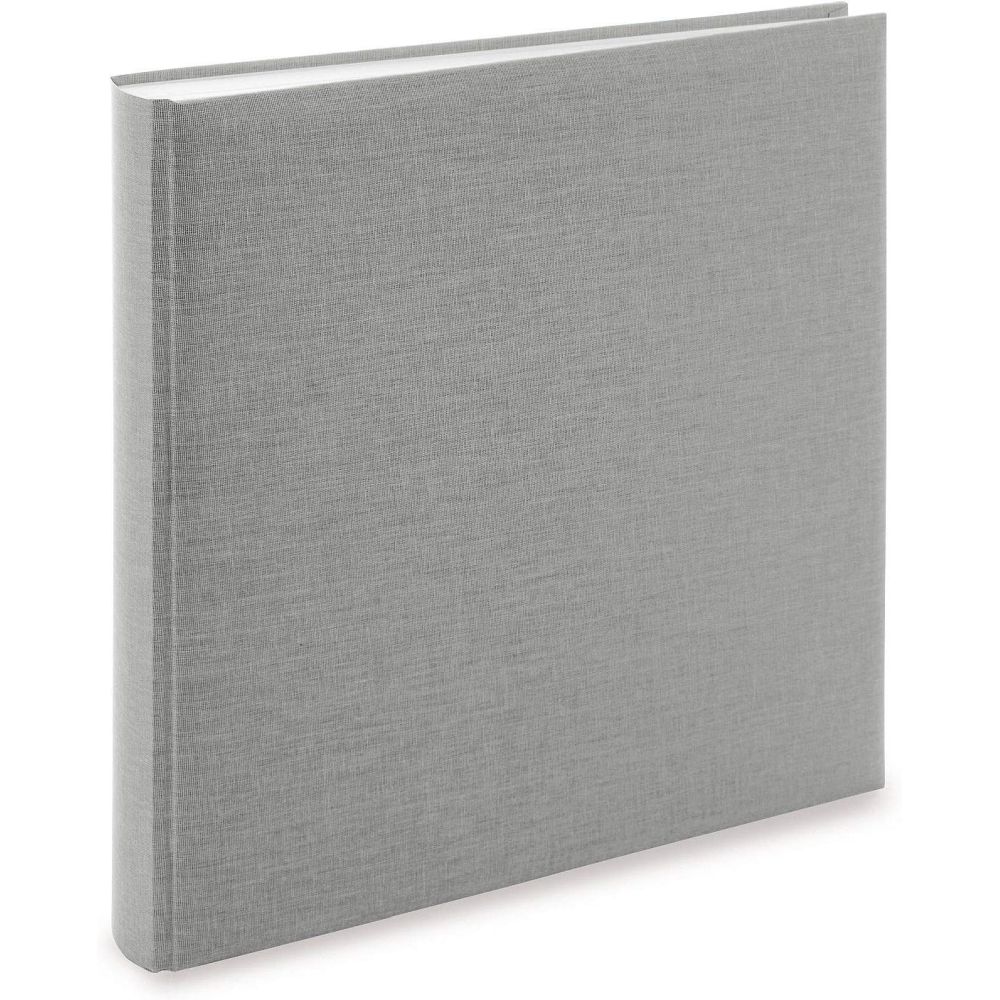Album Cuadrado Hojas Blancas - Gris Claro