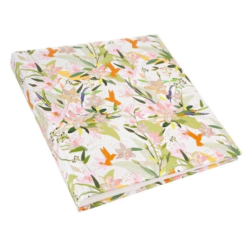 Album Cuadrado Hojas Blancas - Royal Lily Picaflores Blanco