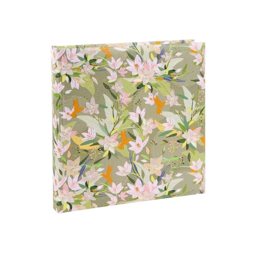 Album Cuadrado Hojas Blancas - Royal Lily Picaflores Verde