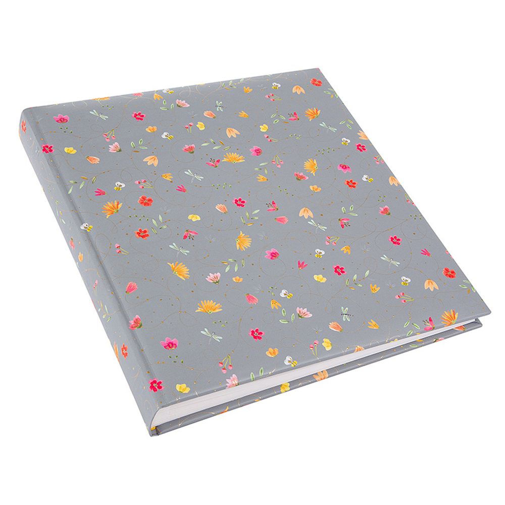 Album Cuadrado Hojas Blancas - Summer Day Flores Grises