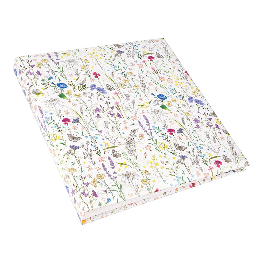 Album Cuadrado Hojas Blancas - Summer Meadow Florcitas Blanco