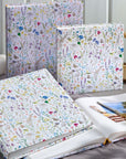 Album Cuadrado Hojas Blancas - Summer Meadow Florcitas Blanco