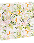 Album Cuadrado Hojas Blancas - Royal Lily Picaflores Blanco
