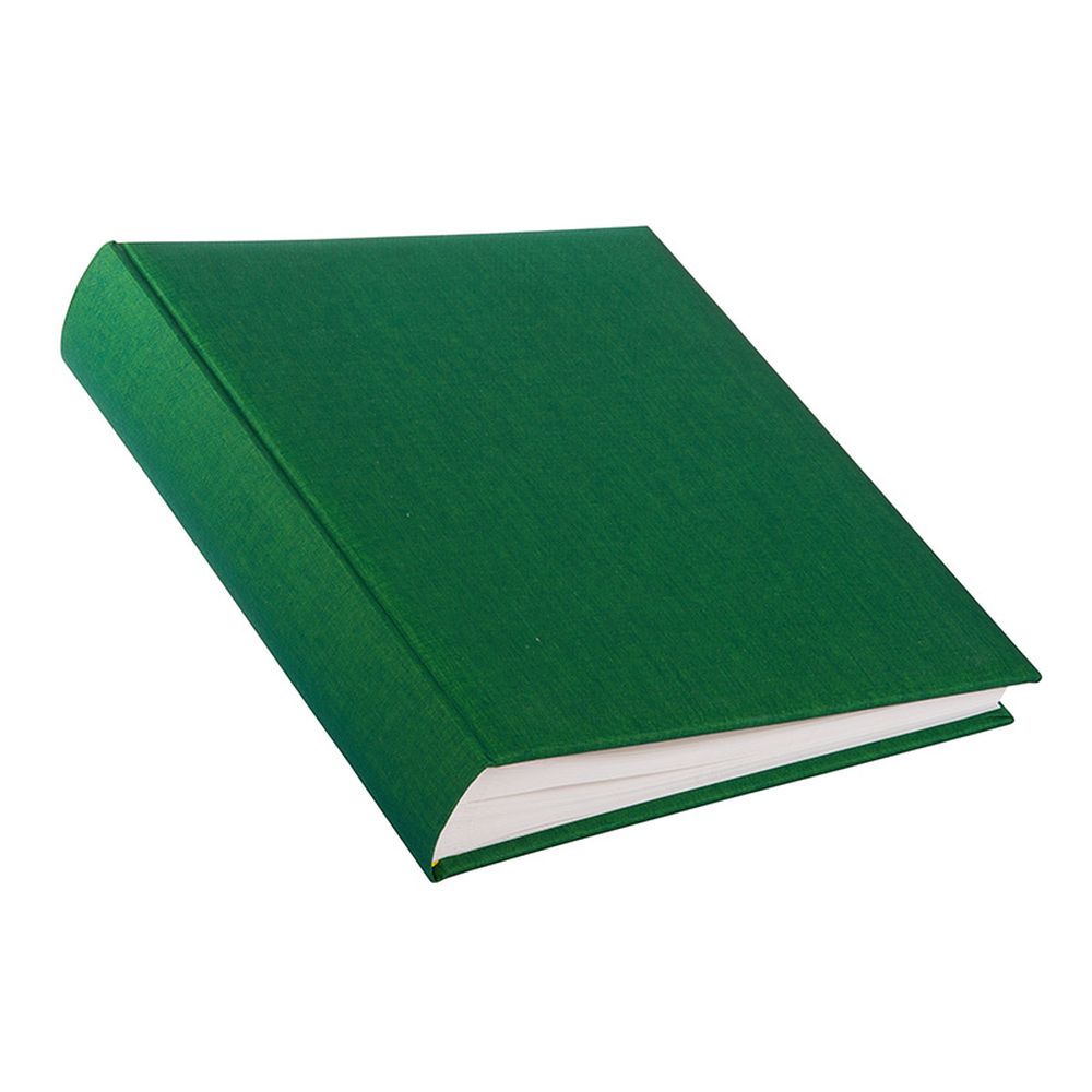 Album Cuadrado Hojas Blancas - Verde Oscuro