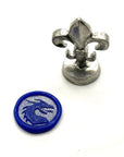 Sello Flor de Lis - Dragon 2 (Cabeza)