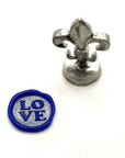 Sello Flor de Lis - Love
