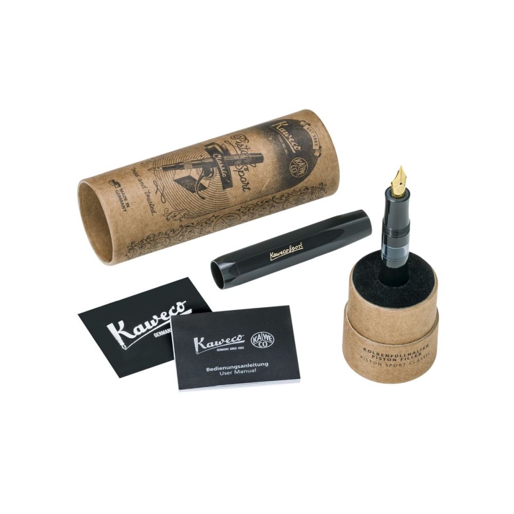 Pluma Fuente Piston Filler Classic Sport - Negro