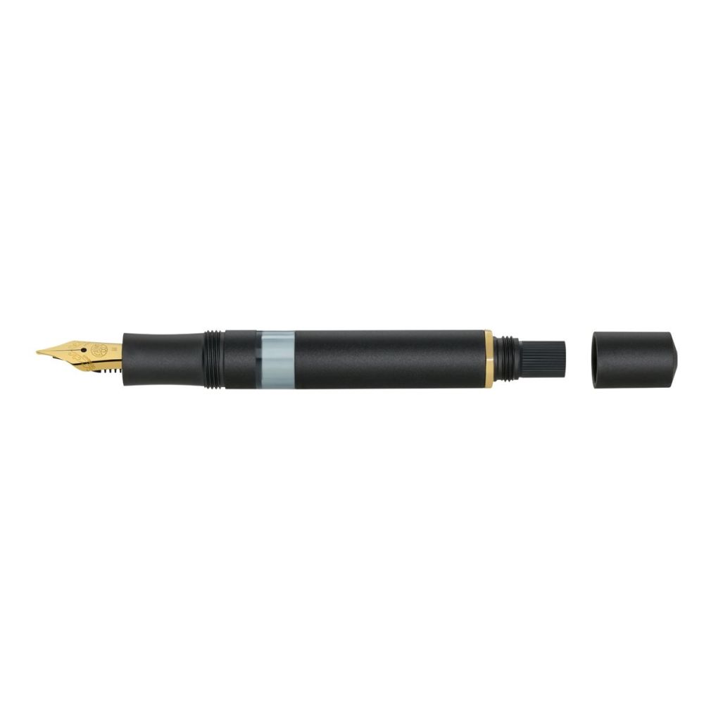 Starter Set Pluma Fuente Piston Filler AL Sport - Negro
