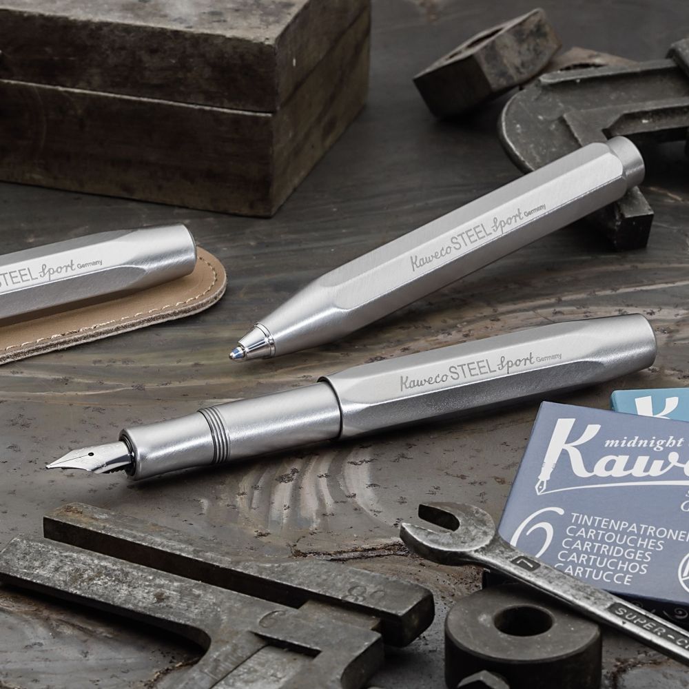 Pluma Fuente Steel Sport
