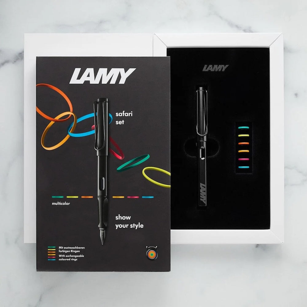 Pluma Fuente Safari - All Black Multi Ring