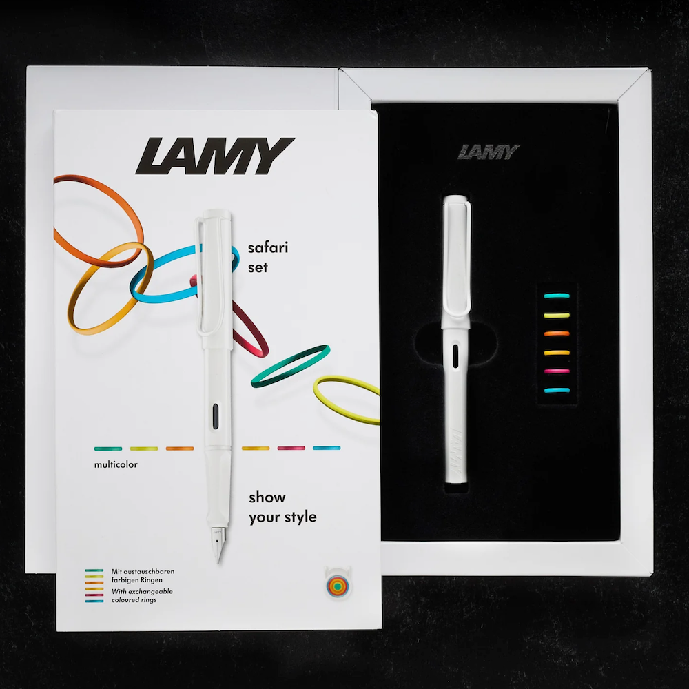 Pluma Fuente Safari - All White Multi Ring