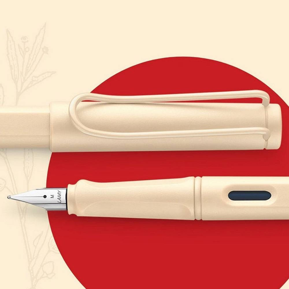 Pluma Fuente Safari Crema Ed. Especial